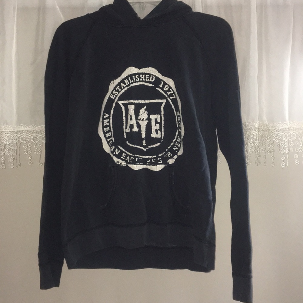 Black American Eagle Hoodie